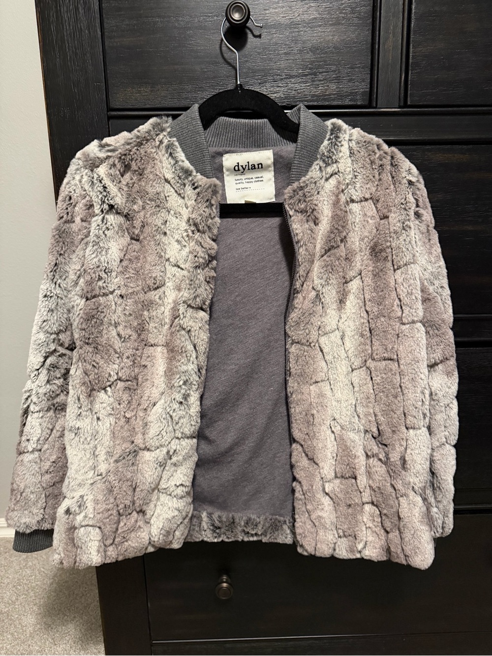 dylan Gray Faux Fur Teddy Jacket